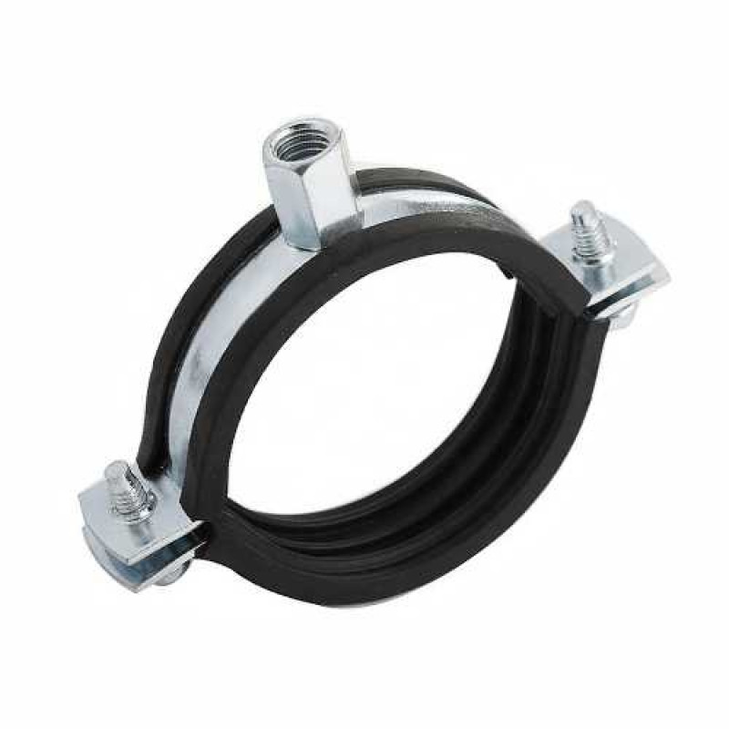 pipe hanger with rubber pipes hangers support rub 74 80mm